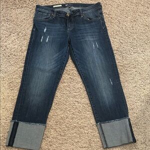 Kut from the Kloth Dark Blue Ankle Jeans